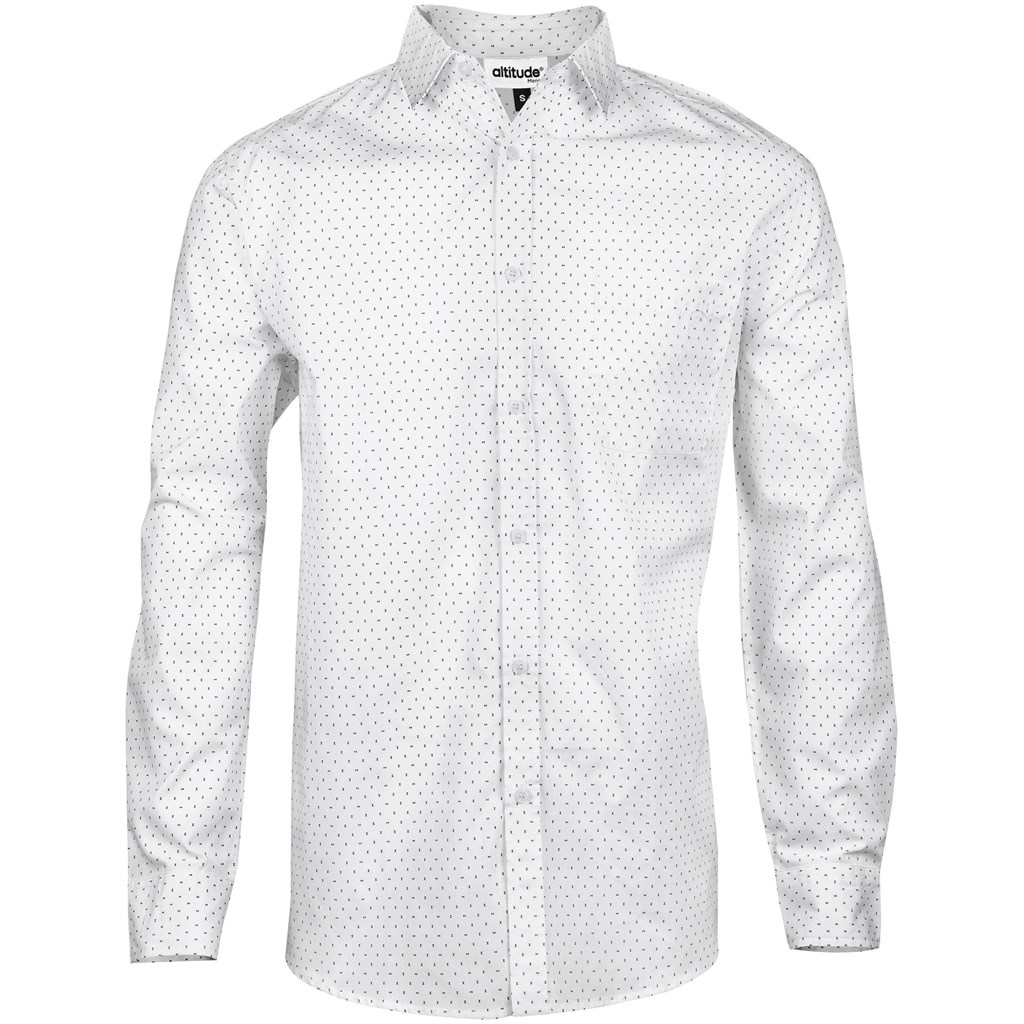 Mens Long Sleeve Duke Shirt - White