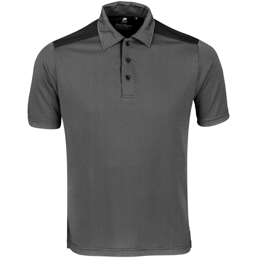 Mens Sterling Ridge Golf Shirt - Black