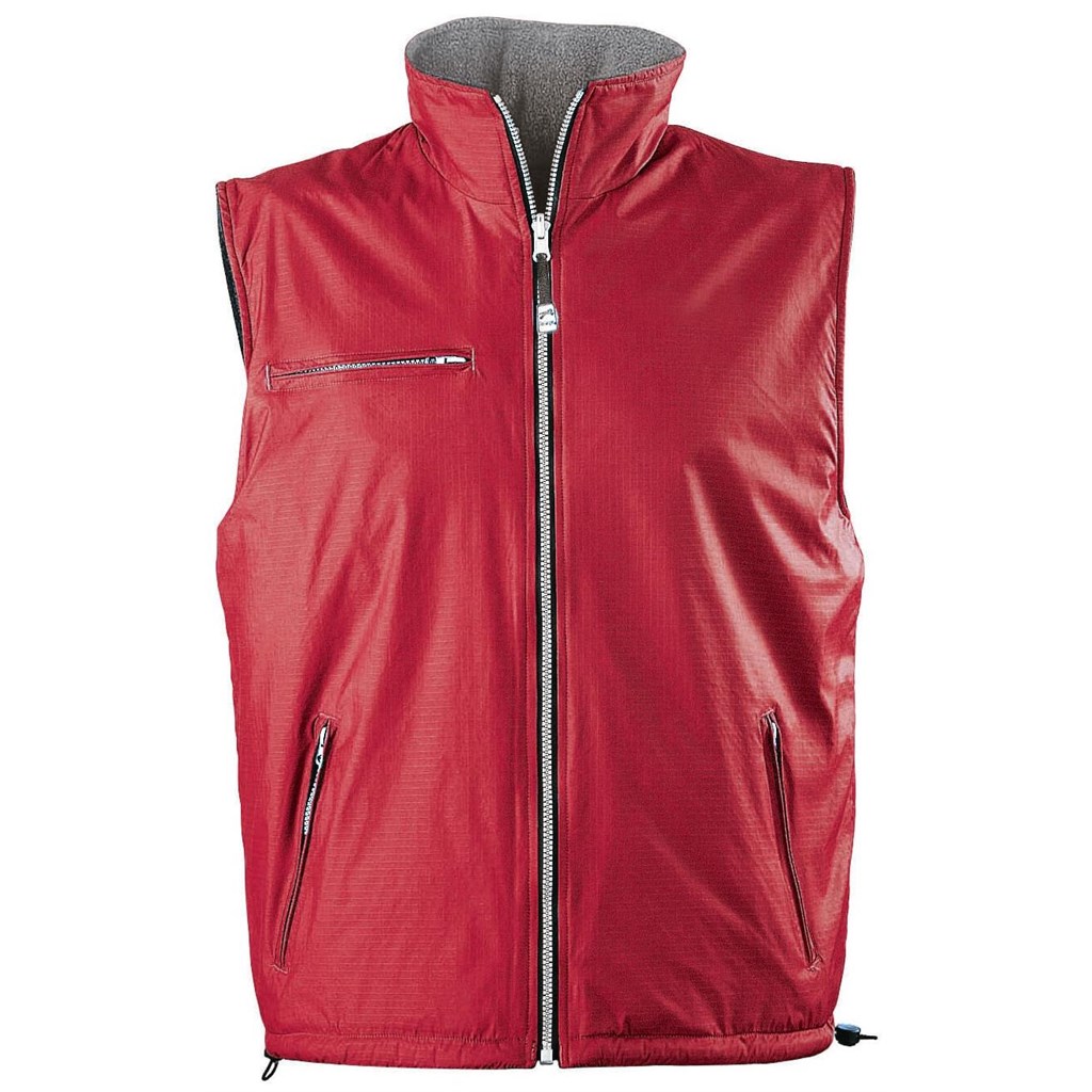 Mens Reversible Fusion Bodywarmer - Red