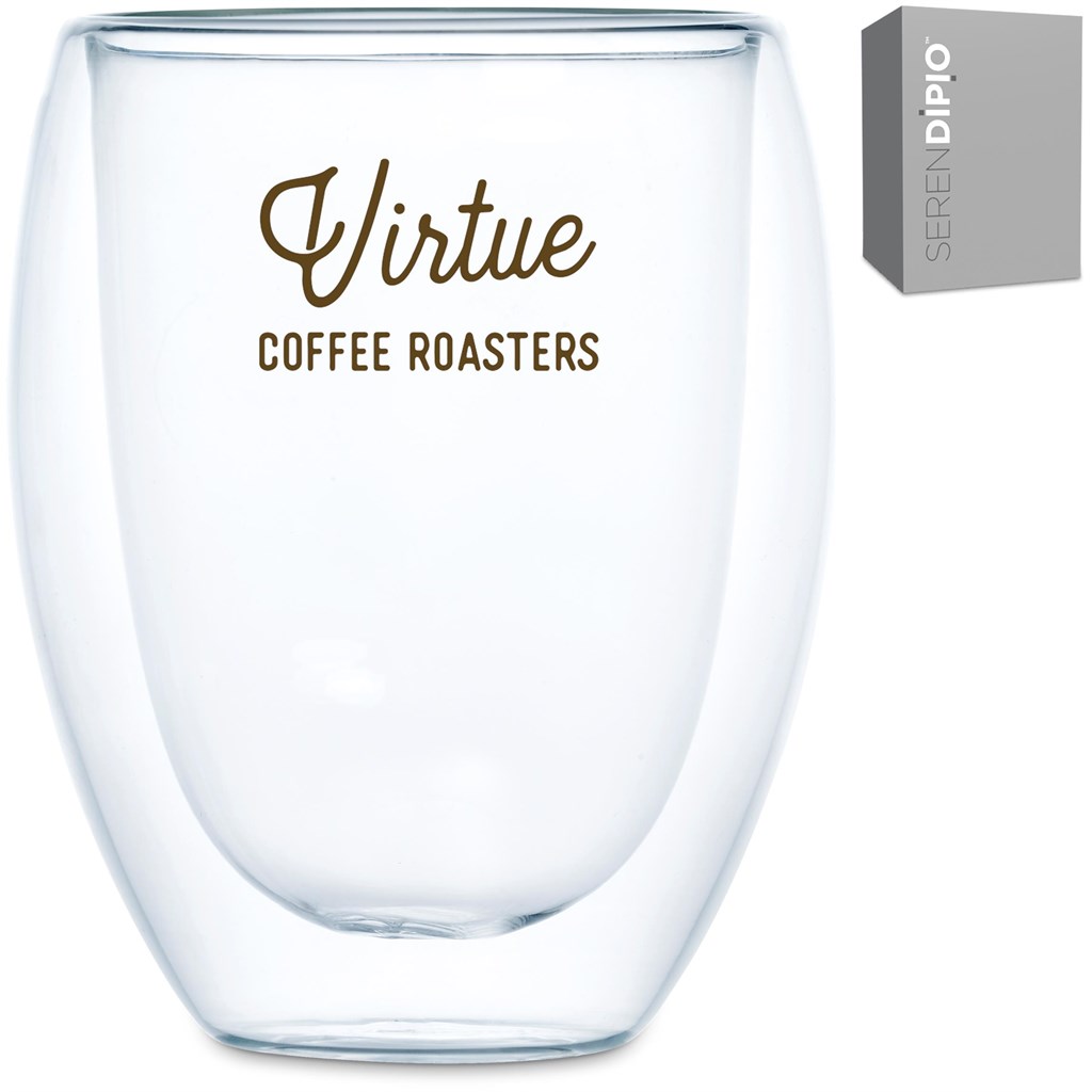 Serendipio Lorenzo Glass Double-Wall Cup - 350ml