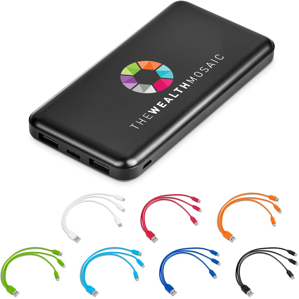 Kingpin Black 10 Compact Power Bank -  10
