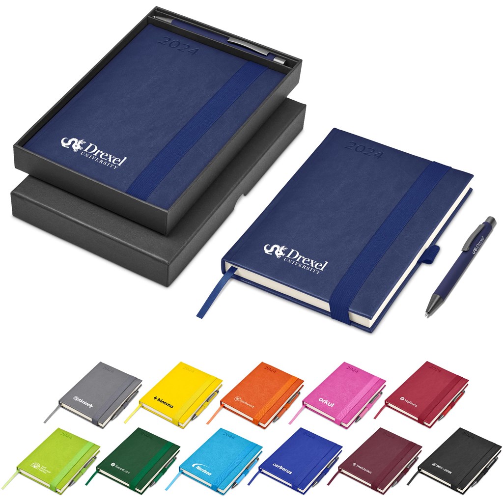 Advantage 2024 A5 Diary & Omega Pen Set
