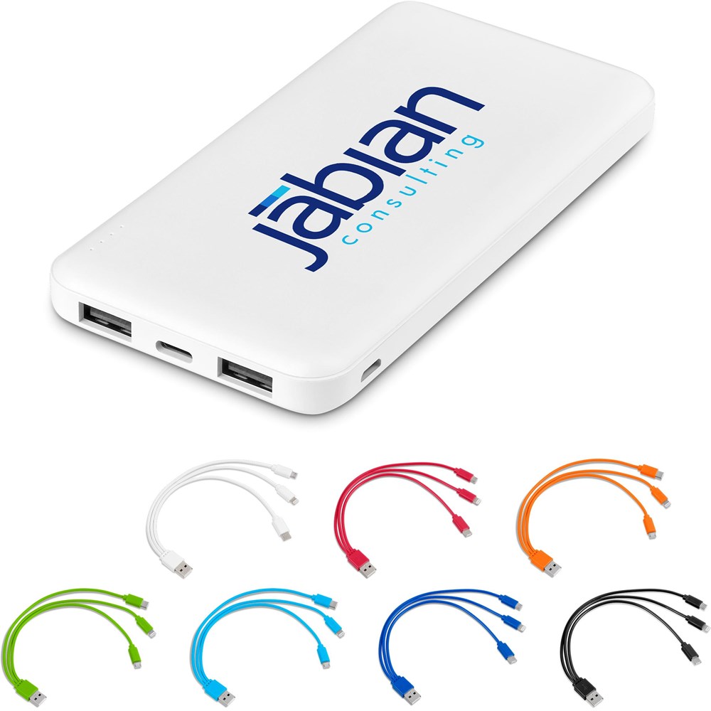 Kingpin White 10 Compact Power Bank – 10